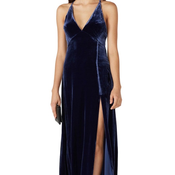 NEON BLONDE Dresses & Skirts - NEON BLONDE Vapour Velvet Maxi, M